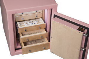 small jewelry safe with drawers for home